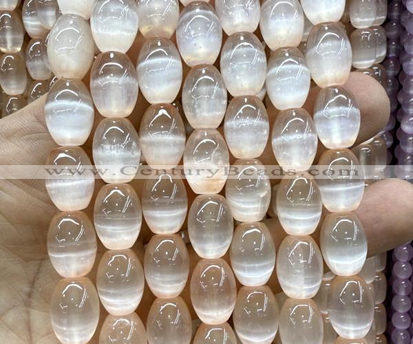 CSE726 15 inches 10*14mm rice selenite beads wholesale