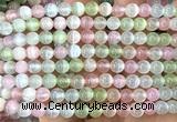 CSE760 15 inches 6mm round colorful selenite beads wholesale