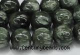 CSH05 15.5 inches 14mm round natural seraphinite gemstone beads