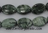 CSH50 15.5 inches 15*20mm oval natural seraphinite gemstone beads