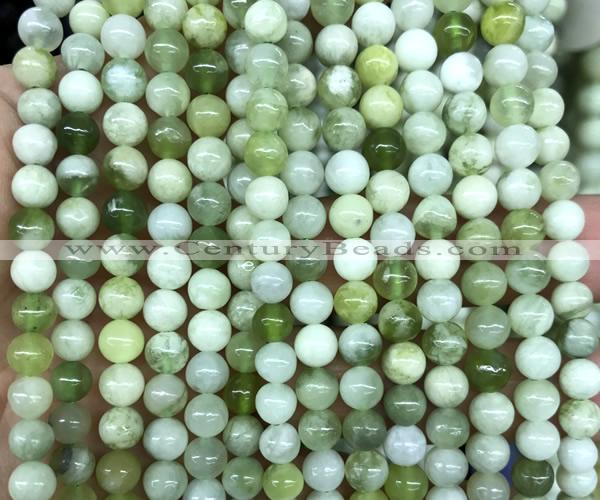CSJ331 15 inches 6mm round Xiuyu jade beads wholesale
