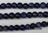 CSO400 15.5 inches 4mm round dyed sodalite gemstone beads