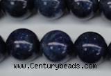 CSO407 15.5 inches 18mm round dyed sodalite gemstone beads