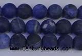 CSO542 15.5 inches 8mm round matte sodalite beads wholesale