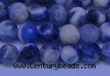 CSO622 15.5 inches 8mm faceted round AB grade sodalite beads