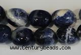 CSO64 15.5 inches 11*15mm nuggets sodalite gemstone beads wholesale