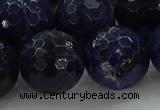 CSO648 15.5 inches 18mm faceted round sodalite gemstone beads