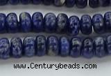 CSO651 15.5 inches 4*6mm rondelle sodalite gemstone beads