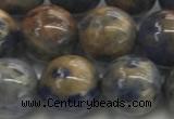 CSO834 15.5 inches 12mm round orange sodalite beads wholesale