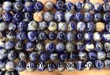 CSO958 15 inches 10mm round orange sodalite gemstone beads