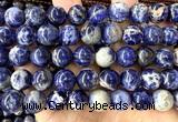 CSO959 15 inches 12mm round orange sodalite gemstone beads
