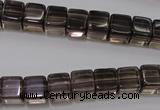 CSQ241 15.5 inches 8*8mm cube grade AA natural smoky quartz beads