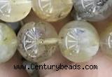 CSQ805 15.5 inches 14mm round scenic quartz beads wholesale