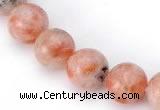 CSS01 12mm round natural indian sunstone beads Wholesale