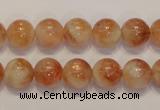 CSS17 15.5 inches 10mm round natural sunstone beads wholesale