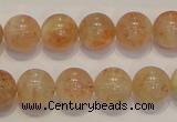 CSS18 15.5 inches 12mm round natural sunstone beads wholesale