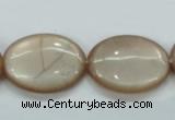 CSS206 15.5 inches 18*25mm oval natural sunstone beads