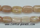 CSS210 15.5 inches 10*14mm rectangle natural sunstone beads