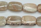 CSS212 15.5 inches 15*20mm rectangle natural sunstone beads