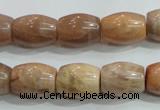 CSS251 15.5 inches 12*16mm drum natural sunstone beads