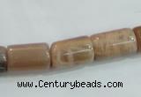 CSS253 15.5 inches 10*16mm column natural sunstone beads