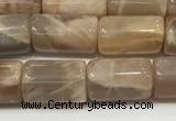 CSS400 15.5 inches 8*10mm - 8*13mm tube sunstone beads wholesale