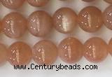 CSS704 15.5 inches 6mm round natural golden sunstone beads