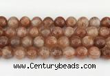 CSS756 15.5 inches 12mm round golden sunstone beads wholesale