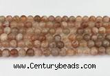 CSS763 15.5 inches 8mm round golden sunstone beads wholesale