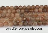 CSS764 15.5 inches 9mm round golden sunstone beads wholesale