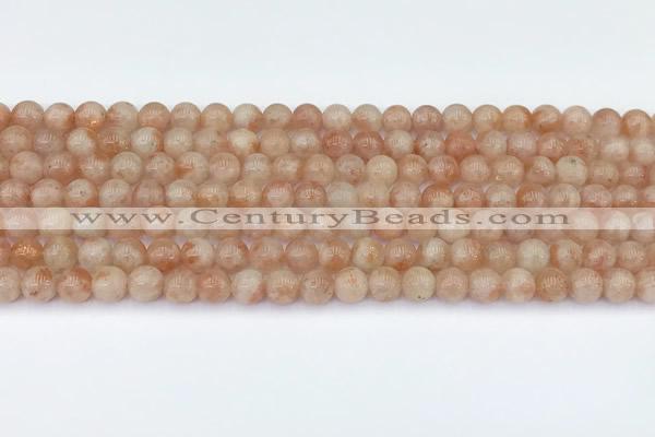 CSS790 15.5 inches 6mm round golden sunstone beads wholesale