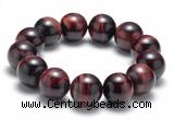 CTB10 8 inches 16mm round red tiger eye stretch bracelet