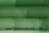 CTB1042 15 inches 8*16mm - 8*18mm tube green aventurine beads