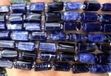 CTB1309 15 inches 6*10mm - 8*12mm faceted tube sodalite beads
