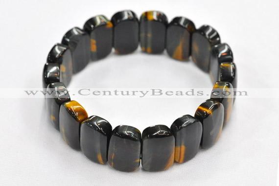 CTB19 7.5 inches 12*20mm tiger eye stretch bracelet wholesale