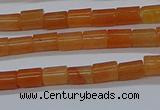 CTB303 15.5 inches 4*6mm tube red aventurine beads wholesale