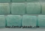 CTB546 15.5 inches 10*13mm triangle amazonite beads wholesale