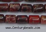 CTB710 15.5 inches 6*8mm tube poppy jasper beads wholesale