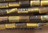 CTB823 15.5 inches 2*4mm tube yellow tiger eye beads wholesale