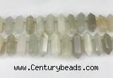 CTD2392 Top drilled 13*30mm - 14*42mm sticks moonstone beads