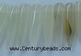 CTD2678 Top drilled 8*25mm - 10*50mm bullet agate beads wholesale