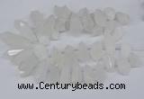 CTD2859 Top drilled 15*20mm - 22*50mm sticks quartz beads