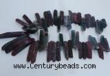 CTD2911 Top drilled 8*35mm - 10*65mm sticks agate beads