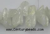 CTD3553 Top drilled 10*20mm - 12*30mm sticks plated quartz beads