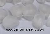 CTD3600 Top drilled 10*14mm - 13*18mm nuggets white crystal beads