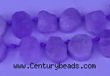 CTD3886 Top drilled 8*10mm - 10*14mm freeform kunzite beads