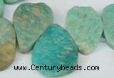 CTD635 Top drilled 18*25mm - 25*38mm freeform Russian amazonite beads