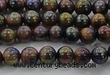 CTE1500 15.5 inches 4mm round AB-color yellow tiger eye beads