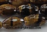 CTE1583 15.5 inches 13*18mm faceted rice yellow tiger eye beads