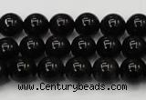 CTE1600 15.5 inches 4mm round AB grade black tiger eye beads